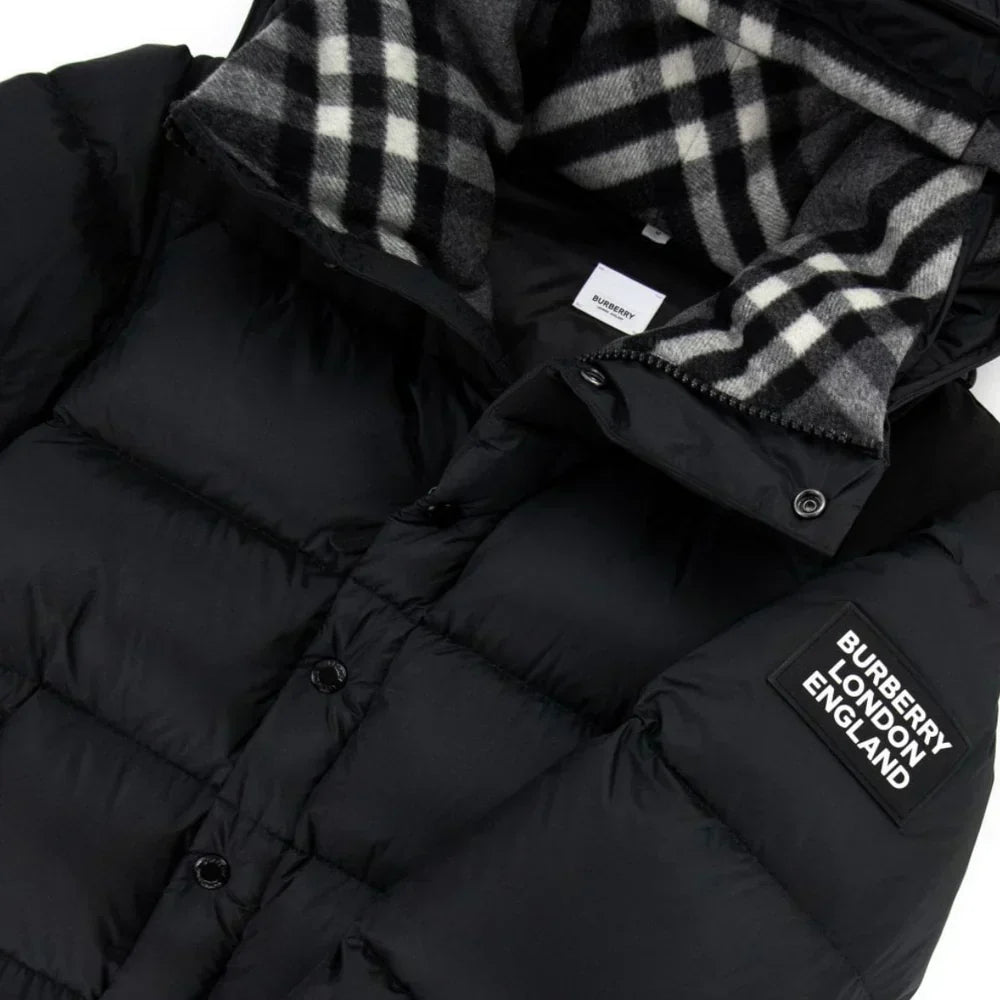 Check Puffer Jacket