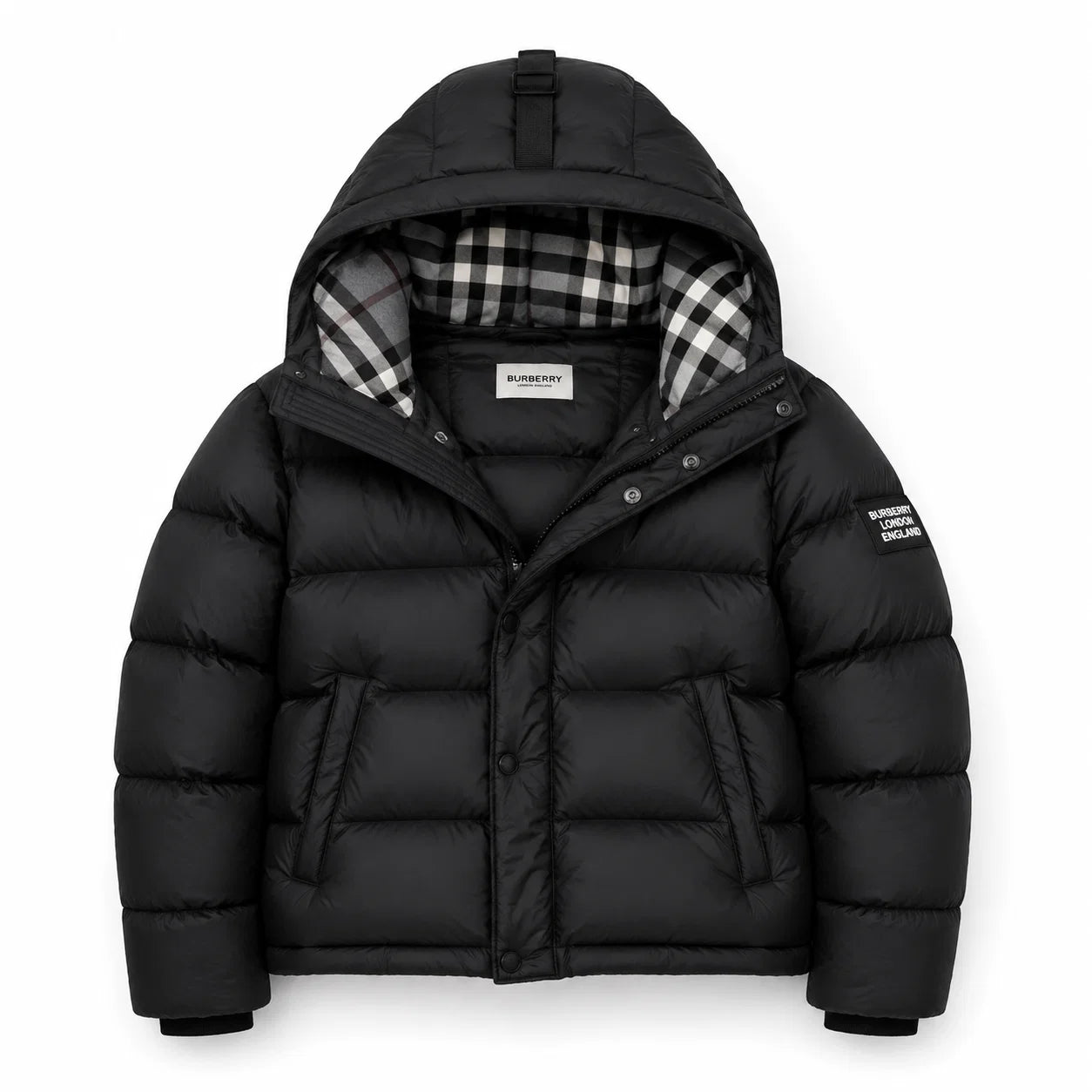 Check Puffer Jacket