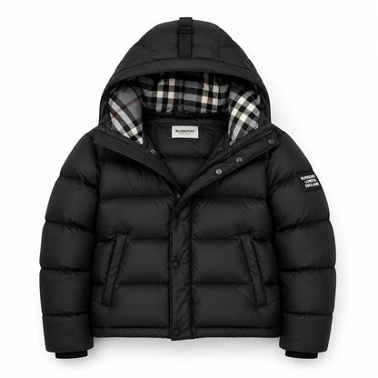 Check Puffer Jacket