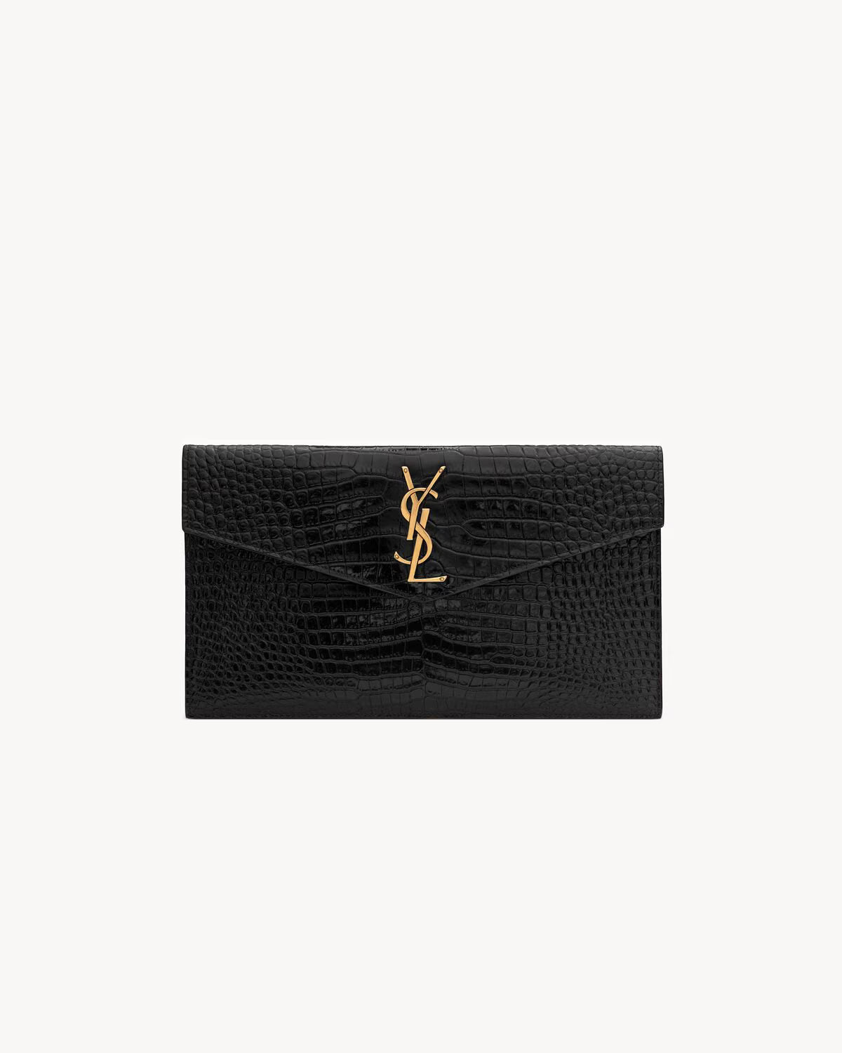 Elegant Croc Clutch