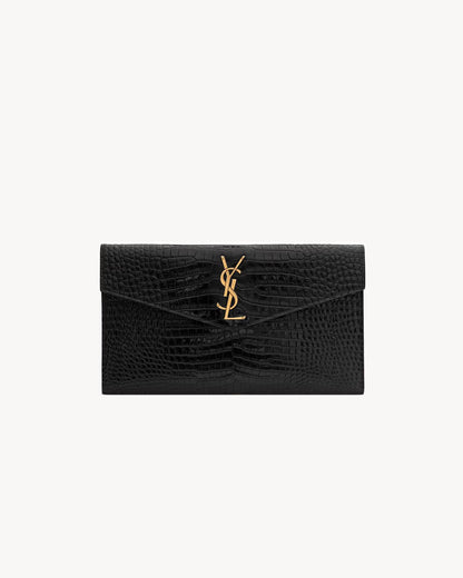 Elegant Croc Clutch