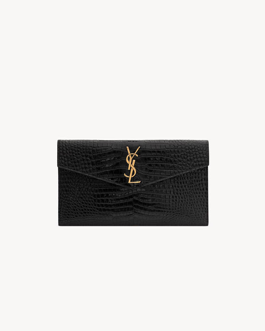 Elegant Croc Clutch
