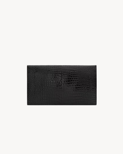 Elegant Croc Clutch