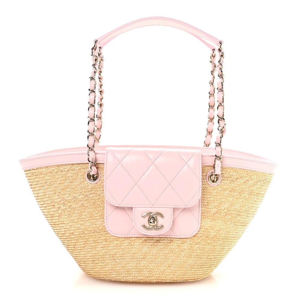 Natural Braided Tote