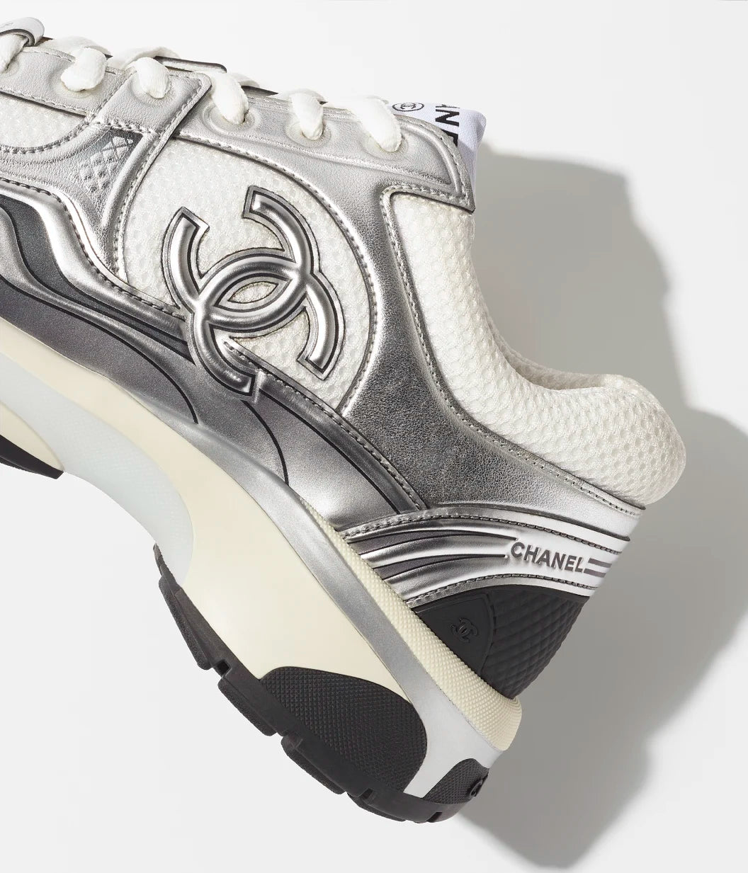 Contrast Mesh Sneakers