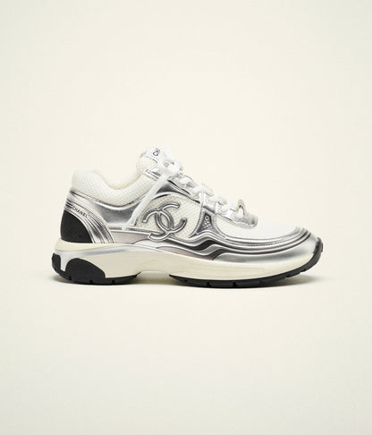 Contrast Mesh Sneakers