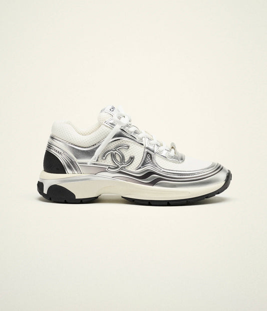 Contrast Mesh Sneakers