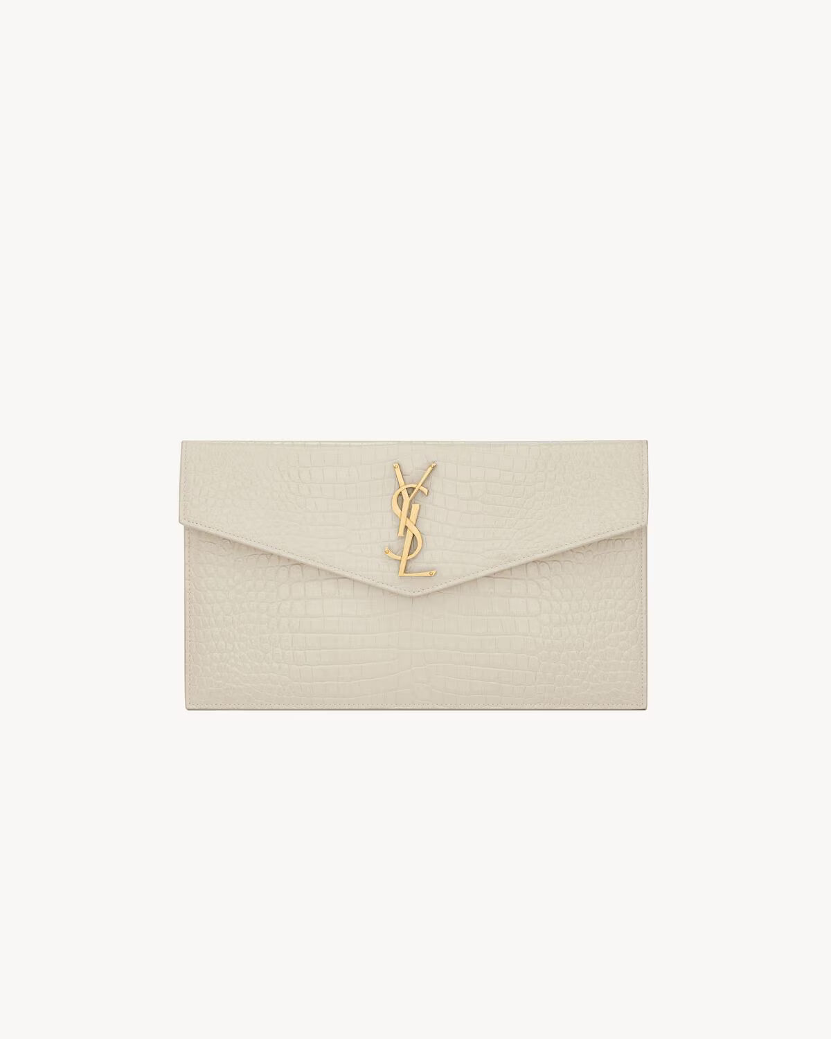 Elegant Croc Clutch