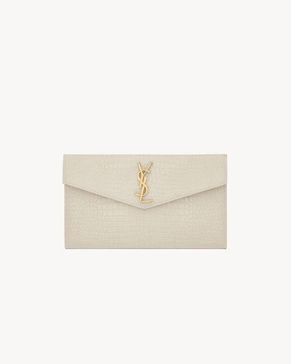 Elegant Croc Clutch