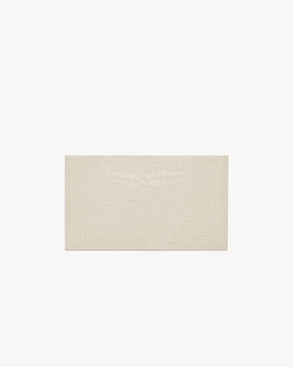 Elegant Croc Clutch