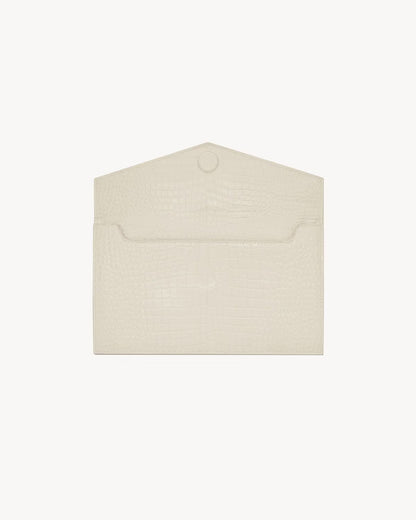 Elegant Croc Clutch